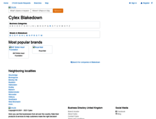 blakedown.cylex-uk.co.uk screenshot