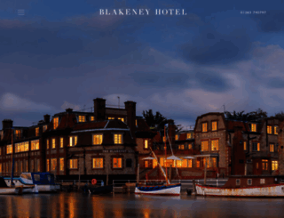 blakeney-hotel.co.uk screenshot