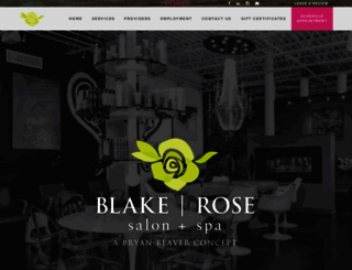blakerosesalon.com screenshot