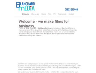 blanchardmedia.co.uk screenshot