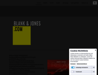 blankandjones.com screenshot