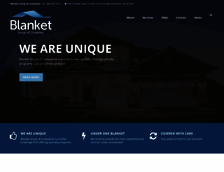 blanketltd.ca screenshot