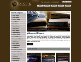 blankets-supplier.com screenshot