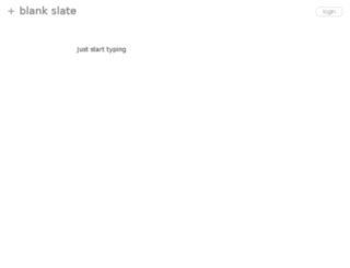 blankslate.io screenshot