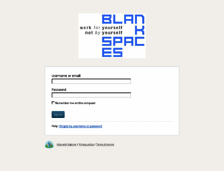 blankspaces.highrisehq.com screenshot