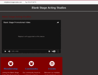 blankstageproductions.com screenshot