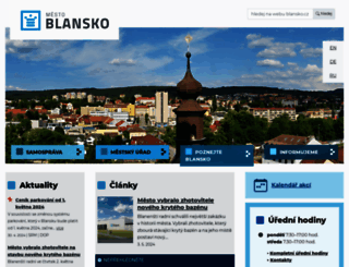 blansko.cz screenshot