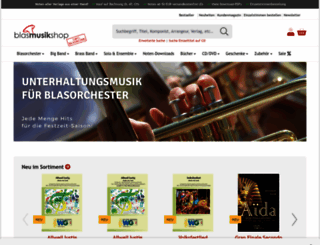 blasmusik-shop.de screenshot