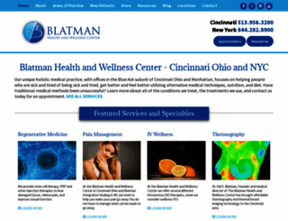 blatmanhealthandwellness.com screenshot