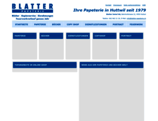 blatter-papeterie.ch screenshot