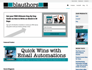 blauthors.com screenshot