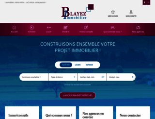 blayez-immobilier.fr screenshot