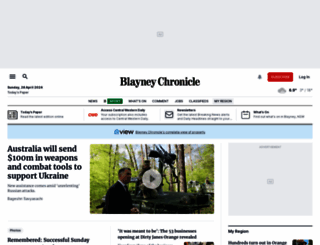 blayneychronicle.com.au screenshot