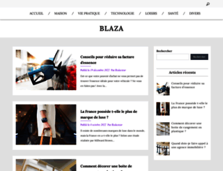 blaza.fr screenshot