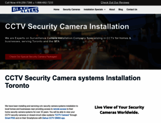 blazealarms.com screenshot