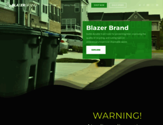 blazerbrand.com screenshot
