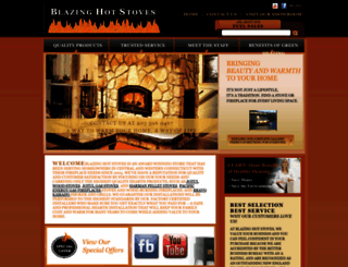 blazinghotstoves.com screenshot