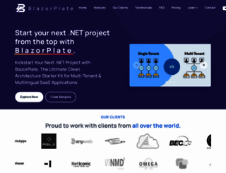 blazorplate.net screenshot