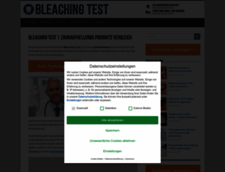 bleaching-test.com screenshot