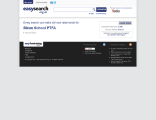 bleanschoolptfa.easysearch.org.uk screenshot