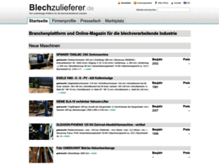 blechzulieferer.de screenshot