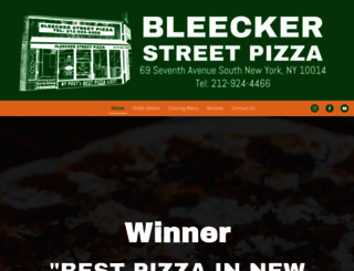 bleekerstreetpizza.net screenshot