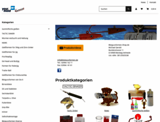 bleigussformen-shop.de screenshot