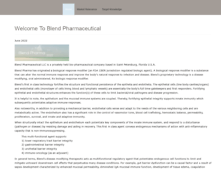 blend-pharma.com screenshot