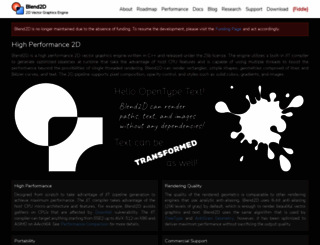blend2d.com screenshot