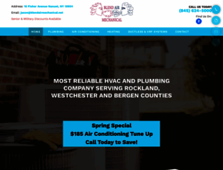 blendairmechanical.net screenshot