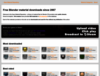 blender-materials.org screenshot