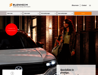 blenheimcars.com screenshot