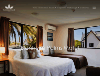 blenheimpalmsmotel.co.nz screenshot