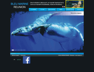 bleu-marine-reunion.com screenshot