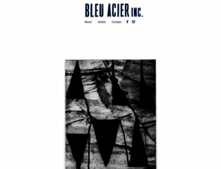 bleuacier.com screenshot