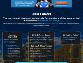 bleufaucet.com screenshot