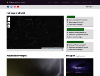 bliksemdetectie.nl screenshot