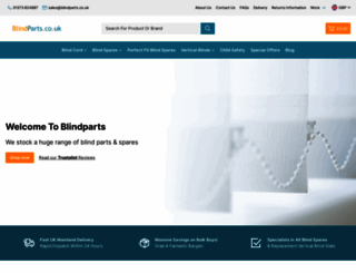 blindparts.co.uk screenshot