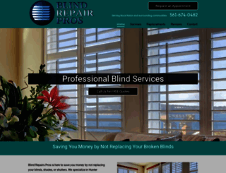 blindrepairpros.com screenshot
