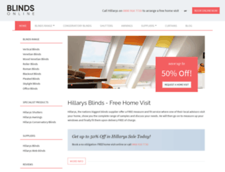 blinds-on-line.co.uk screenshot