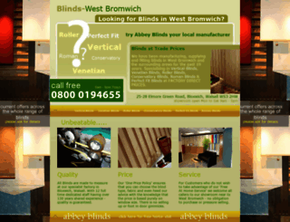 blinds-westbromwich.co.uk screenshot