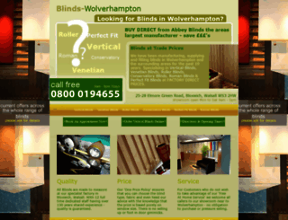 blinds-wolverhampton.co.uk screenshot