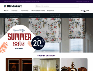 blinds2curtains.com screenshot