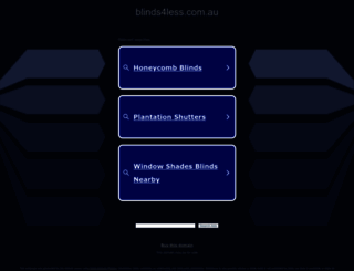 blinds4less.com.au screenshot