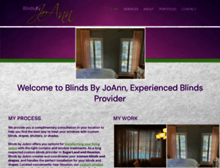 blindsbyjoann.com screenshot