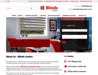 blindslondon.co.uk screenshot