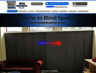 blindspecialist.co.za screenshot