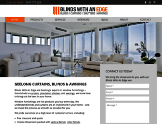 blindswithanedge.com.au screenshot
