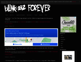 blink182forever.com screenshot