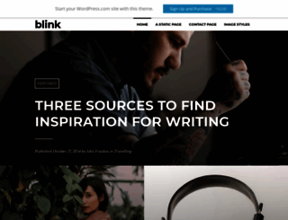 blinkdemo.wordpress.com screenshot